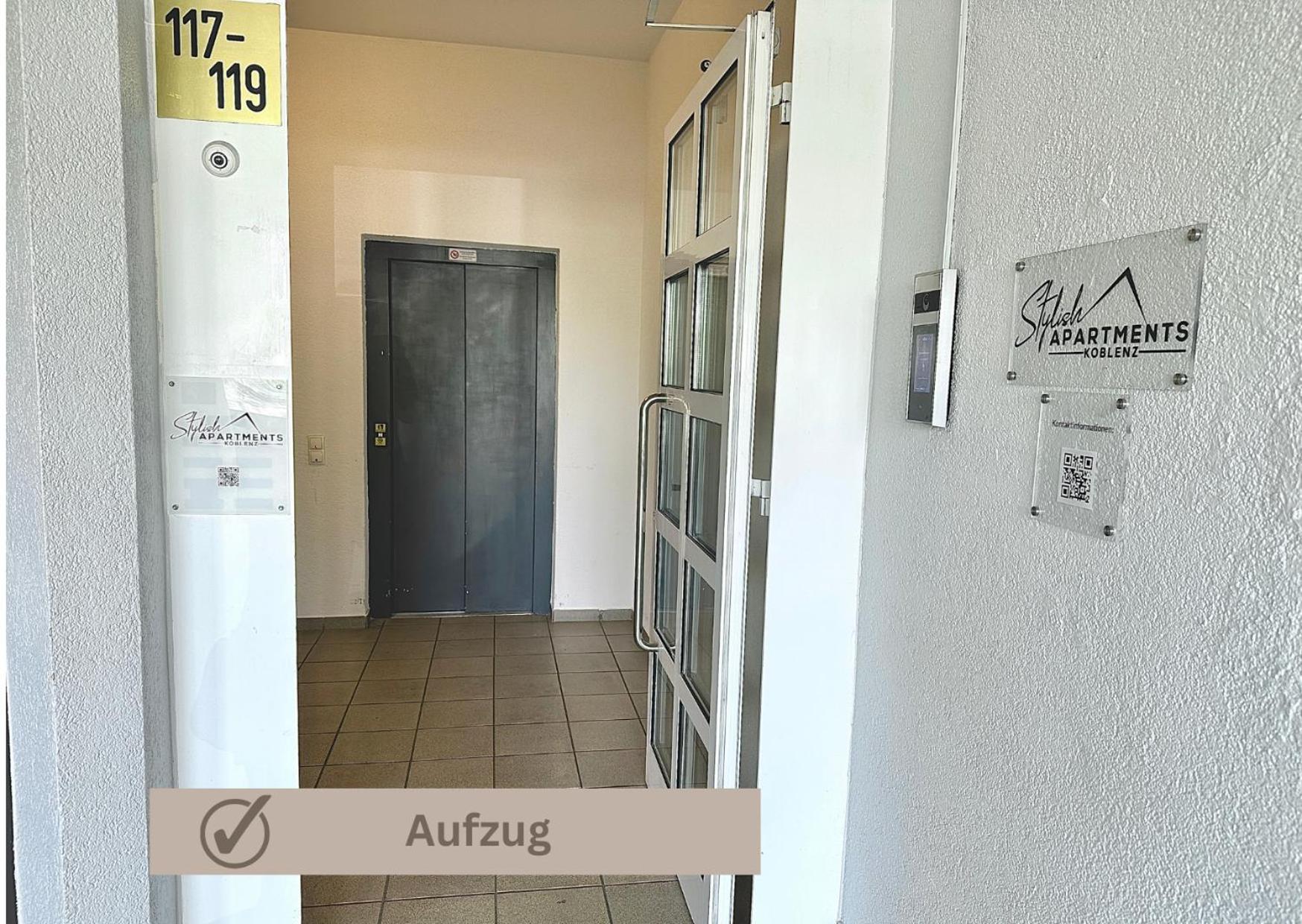 Special Apartment - Stadtnah, Balkon, Parkplatz, E-Ladestation, Gitterbox Fuer Fahrraeder, Fitnessstudio 코블렌츠 외부 사진